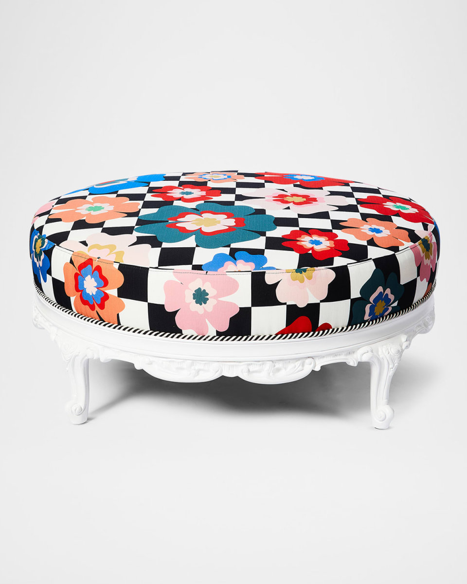 Outdoor Dolce Vita Jumbo Upholstered Ottoman